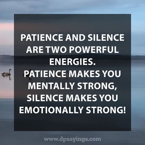 Patience is necessary for achieving anything in our life. It is maintaining discipline for a while without losing the hope towards our results. This discipline will teach us many things. It injects a never give up kind of attitude which will lift our spirits. #patience #patienceiskey #patienceisthekey #patienceisavirtue #patiencequotes #patiencepaysoff #patiencepays Patience Quotes Relationship, Have Patience Quotes, Be Patient Quotes, Perseverance Quotes, Life Is Hard Quotes, Patience Quotes, Learning Patience, Silence Quotes, Spoken Words