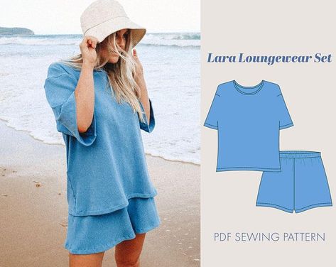 Sew your own wardrobe with Swim Style Sewing by Swimstylepatterns Diy Lounge Wear, Long Skirt Pattern, Diy Lounge, Diy Sy, Women's Sewing Pattern, Midi Skirt Pattern, Sewing Machine Projects, Sewing Projects Clothes, Top Sewing