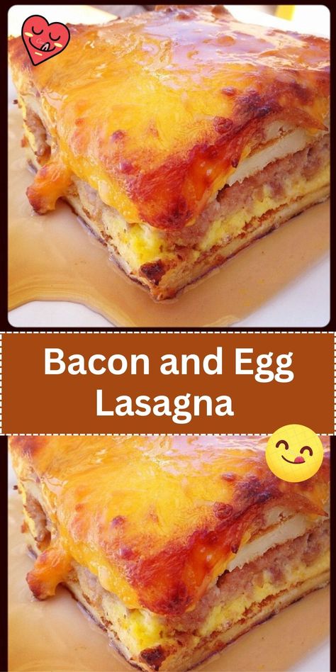 Redefine your breakfast with Bacon and Egg Lasagna. A unique and delicious way to start your day with a twist! Different Ways To Cook Eggs, Breakfast With Bacon, Breakfast Lasagna Recipe, Breakfast Lasagna, Ways To Cook Eggs, Cook Eggs, Eggs Breakfast, Cooking With Beer, Egg Dish