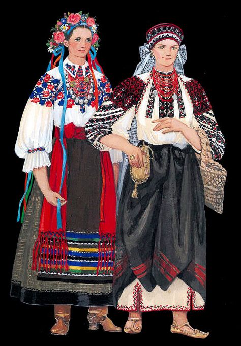 Balkan Childhood, Ukraine Clothing, Slavic Jewelry, Egyptian Era, Russian Clothing, Slavic Folklore, Ukrainian Clothing, Ukrainian Dress, Ukrainian Art