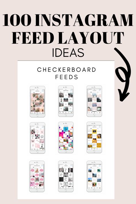 100 Layout ideas for Instagram. 👩‍💻    I gathered 100 checkerboard, puzzle, white boarder and other types of themes to give you some inspo for your social media feed 😊 Checker Board Instagram Feed, Checkerboard Instagram Feed, Ig Feed Ideas Layout Business, Instagram Feed Ideas Layout, Instagram Feed Ideas Business, Social Media Themes, Layout Instagram Feed, Instagram Feed Organizer, Instagram Feed Theme Layout