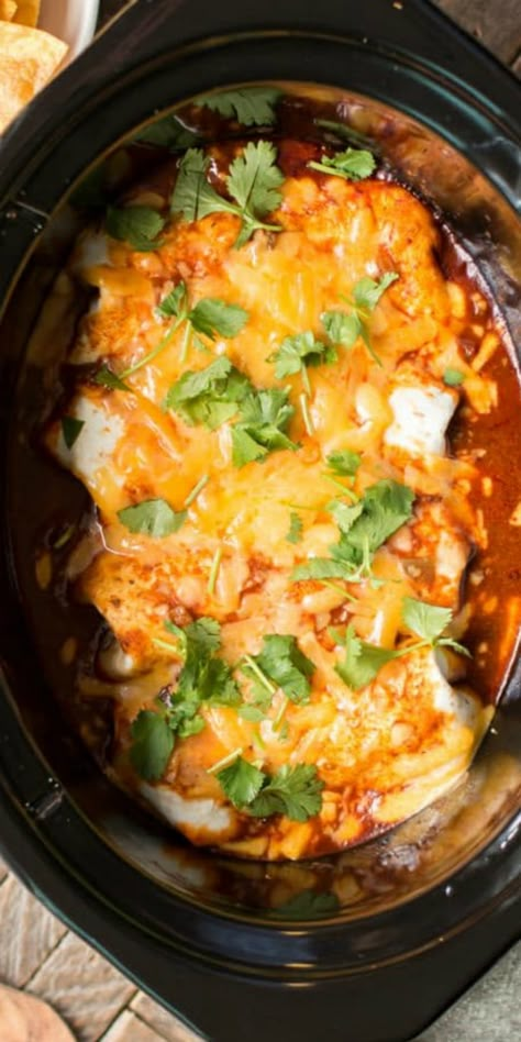 These Slow Cooker Smothered Beef Burritos are better than takeout and great for an easy weeknight meal. - The Magical Slow Cooker #crockpot #slowcooker #burritos Slow Cooker Burrito, Smothered Beef Burritos, Smothered Beef, Smothered Burritos, Beef Burritos, Magical Slow Cooker, The Magical Slow Cooker, Cheap Clean Eating, Better Than Takeout