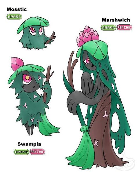 Swamp Witch, Fake Pokemon, Witch Style, Pokemon Fakemon, Pokemon Fake, Pokemon Fusion Art, Everyone Has A Story, Oc Pokemon, Pokemon Regions