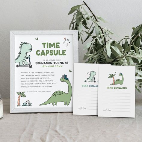 Dinosaur 1st Birthday Party Boys, First Birthday Boy Dinosaur Theme, Oneasaurus Birthday, One A Saurus Birthday, First Birthday Dinosaur Theme, Boys First Birthday Party Ideas, Dinosaur Themed Birthday Party, Dinosaur First Birthday, Message Cards