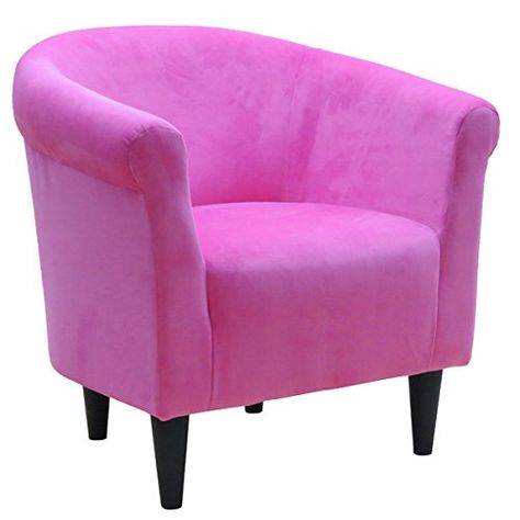 Patterned Armchair, Pink Furniture, Allure Beauty, Small Accent Chairs, Chair For Living Room, Office Chair Design, Pink Cadillac, Leather Accent Chair, Dry Bar