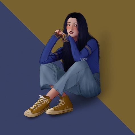 Art by @vhalande on Insta Cho Chang Fanart, Cho Chang, Harry Potter Girl, Harry Potter Marauders, Harry Potter Series, Only Girl, Ravenclaw, Narnia, Book Characters