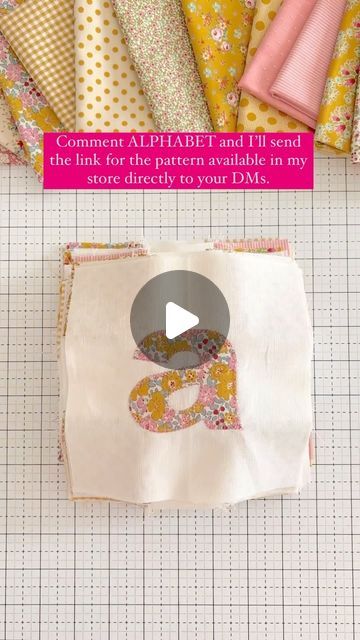 Jemima Flendt on Instagram: "Out now - the Alphabet Applique Quilt  Comment ALPHABET and I’ll send the link for the pattern available in my store directly to your DMs.  This is the Go-to baby 👶 quilt project you have been waiting for  💜2 design options to make the Full Alphabet view or Customize with the child’s name. 💛 Fat 8th or Scrap bucket friendly  💙 Applique shape options 💗 ⭐️ 💫 🌸 🌈  ☁️ ♥️ Suitable for Beginners  💚 Choose your favourite Applique method by machine or hand.  Grab your Alphabet Applique Quilt pattern and get sewing up this adorable quilt.   For wholesale customers you can order through @creative_abundance and soon at @checkerdistributors and available at all the best local quilt stores.  Comment the word ALPHABET and I’ll send the link to your DMs for my brand Name Applique Quilt, New Alphabet, Alphabet Quilt, Applique Quilt Patterns, Applique Quilt, Quilt Stores, Applique Quilts, The Alphabet, Baby Quilt