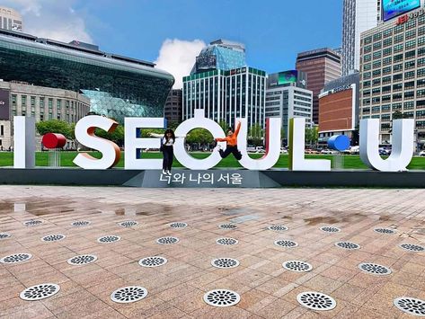 I•SEOUL•U 🇰🇷 Twtr Header, I Seoul U, Korea Wallpaper, South Korea Travel, Dream Land, Korea Travel, Seoul Korea, Beautiful Places To Travel, South Korean