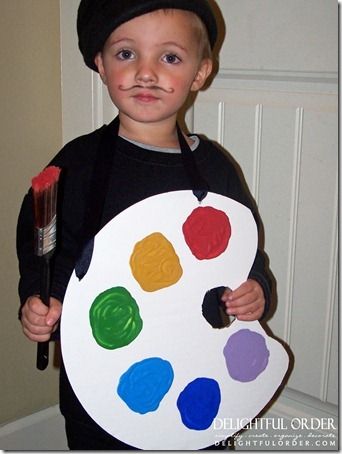 DIY Last Minute Costume Ideas, painter, diy painter costume, Painter Costume, Costumes You Can Make At Home, Halloween Costume Ideas Diy, Last Minute Kostüm, Karneval Diy, Halloween Costumes You Can Make, Childrens Halloween Costumes, Meme Costume, Quick Halloween Costumes