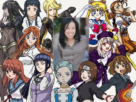 Stephanie Sheh Character Voices, Stephanie Sheh, Batman Fan Art, Anime Games, Voice Acting, Red Skull, Hinata Hyuga, Voice Actor, Psych