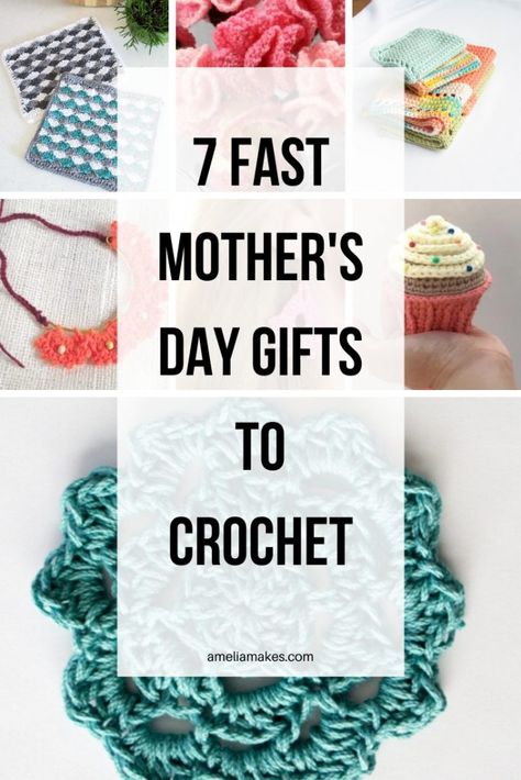 Crochet Mother's Day Gifts Small Crochet Gifts For Women, Easy Crochet Mother’s Day Gift, Gifts For Adult Daughters, Crochet Mothers Day Gifts, Crochet Gift Ideas For Women, Gifts To Crochet, Crochet Mothers Day, Mother's Day Diy Gifts, Mother's Day Crochet