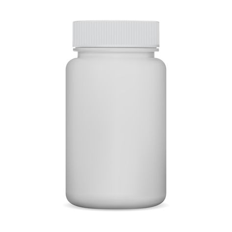 White pill bottle. supplement jar, plast... | Premium Vector #Freepik #vector #pill-mockup #medicine-box #supplement-bottle #medicine-packaging Pill Packaging, Supplement Bottles, Medicine Packaging, Pill Bottle, Medicine Boxes, Pill Bottles, Medicine Bottles, Plastic Jars, Bottle Packaging