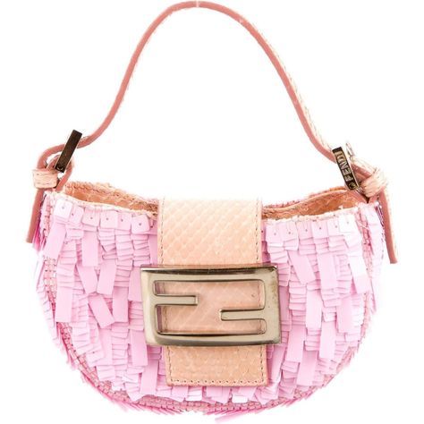 Mini Fendi Bag, Fendi Monogram Bag, Fendi Mini Bag, Celebrity Bags, Mini Croissant, Croissant Bag, Fendi Baguette Bag, Mini Croissants, Fendi Mini