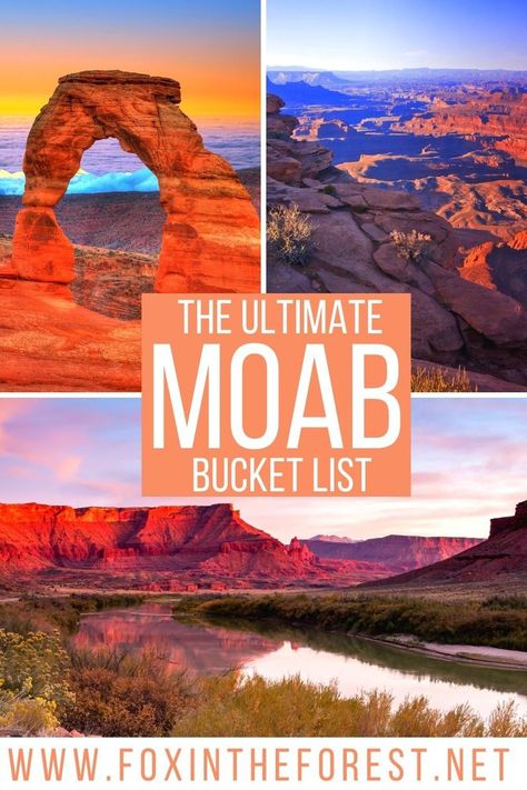 The Ultimate Moab Bucket List + Secret Expert Tips Utah Travel Guide, Places To Visit In Utah, Utah Bucket List, Things To Do In Utah, Utah National Parks Road Trip, Snow Canyon State Park, Utah Camping, Utah Vacation, Visit Utah