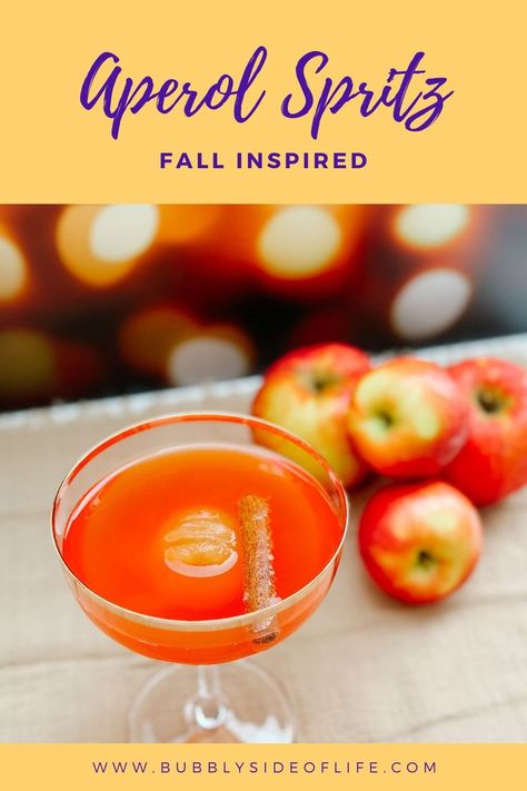 We're taking the spritz into the cooler months with these amazing fall flavors. Check out the blog now for new and fun aperol spritz recipes. aperol spritz | prosecco | fall drinks | drinks | fall cocktails Fall Spritz, Spritz Recipes, Aperol Spritz Recipe, Spritz Cocktail, Fall Cocktail, Fall Cocktails, Fall Flavors, Fall Drinks, Aperol Spritz