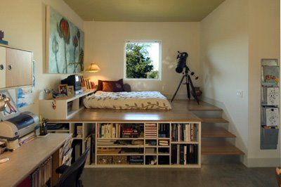 Farmhouse On A Budget, Box Spring And Mattress, Build A Platform Bed, High Bed Frame, Building Green, Green Farmhouse, Platform Bed Designs, Platform Bedroom, Designer Bed Sheets