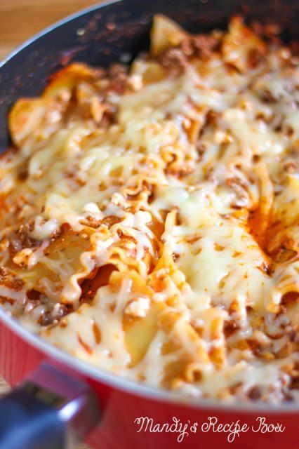 Busy Day Lasagna Toss | Mandy's Recipe Box | Best part? This meal serves 6 people... Hello, leftovers! #DinnerIn15 Lasagna Toss, Buffalo Recipe, Chili Mac, Basmati Rice, Busy Day, Italian Dishes, 1 Pound, Yummy In My Tummy, Ravioli