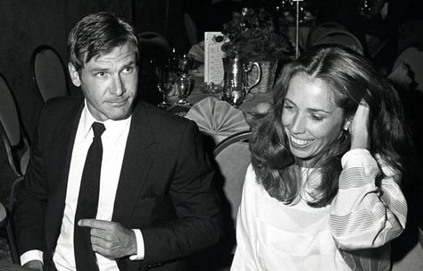 Harrison Ford and Melissa Mathison during the Writers Guild Awards in 1983. Mathison, who was married to Ford for more than 20 years before their divorce in 2004, died this week at the age of 65. Melissa Mathison, Space Girl, Silent Movie, Harrison Ford, Indiana Jones, Screenwriting, Beverly Hills, Movie Stars, Actors & Actresses