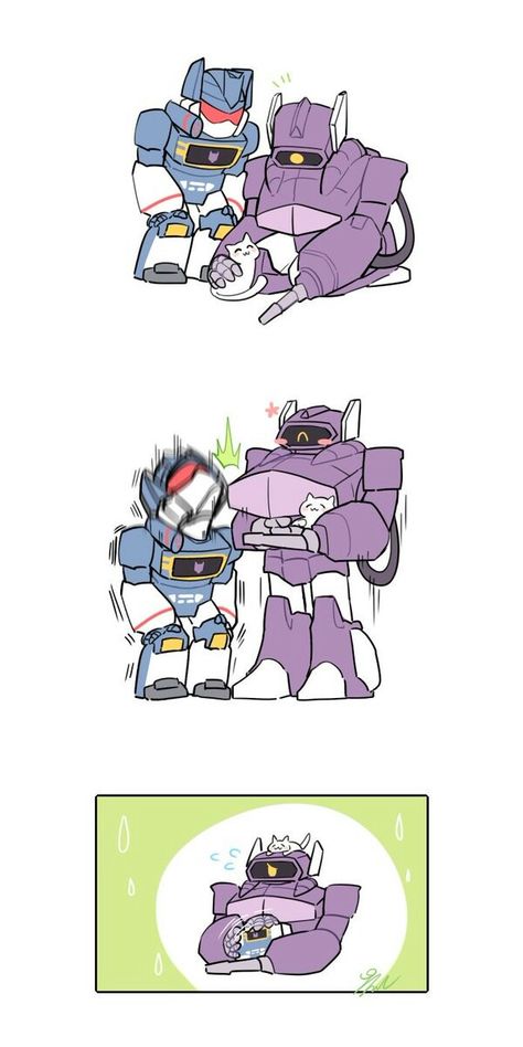 Rumble And Frenzy Fanart, Starscream And Soundwave, Starscream X Shockwave, Shockwave X Starscream, Megop Transformers, Soundwave Transformers Prime, Soundwave Transformers, Funny Transformers, Shockwave Transformers