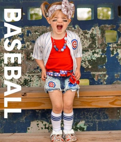 Patriotic Birthday, Distress Denim, Baseball Fashion, Baseball Shorts, Outfits Stylish, Baseball Birthday Party, Daisy Mae, Baseball Birthday, Baseball Outfit