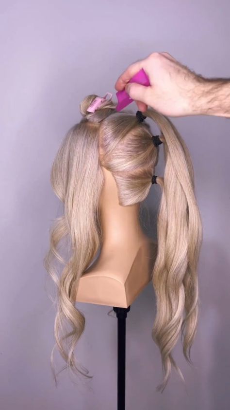 Big Ponytail Hairstyles, High Ponytail With Curls, Big Pageant Hair, Pageant Hairstyles, Formal Ponytail, Big Ponytail, Wedding Ponytail Hairstyles, Volume Ponytail, Full Ponytail