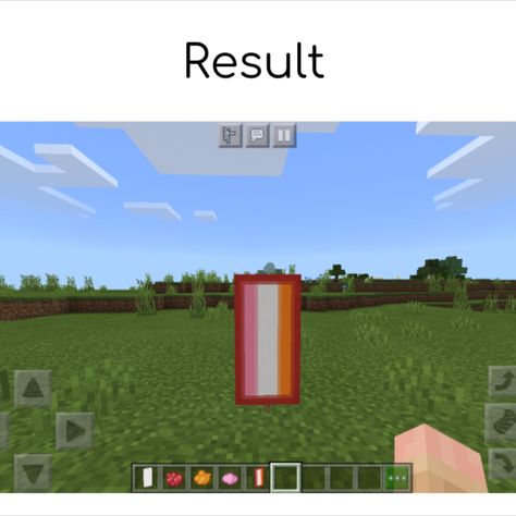 as promised, here it is Minecraft Lesbian Flag, Lesbian Flag Minecraft Banner, Minecraft Banner, Minecraft Things, Flag Crafts, Minecraft Banners, Lesbian Pride Flag, Diy Minecraft, Minecraft Plans