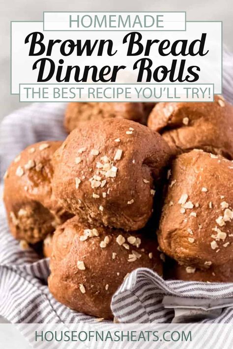 Sweet Molasses Brown Bread, Whole Wheat Dinner Rolls, Wheat Dinner Rolls, Oatmeal Dinner, Rolls Dinner, Bread Dinner, Sweet Dinner Rolls, Fluffy Dinner Rolls, Plain Bread