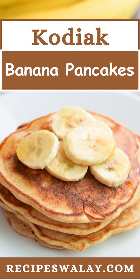 There's something irresistibly comforting about pancakes, and this Kodiak Banana Pancakes Recipe elevates this comfort food to a healthier level. Healthy Kodiak Pancakes, Kodak Protein Pancakes Recipe, Kodiak Banana Pancakes, High Protein Kodiak Pancakes, Kodiak Recipes, Kodiak Pancakes, Apple Pancake Recipe, Banana Protein Pancakes, Mediterranean Breakfast