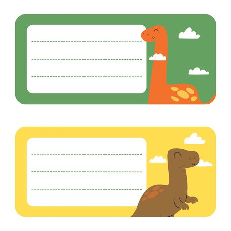 Printable Luggage Name Tags Dinosaur Labels Printable Free, Dinosaur Name Tags, Preschool Name Tags, Childs Birthday Party, Dinosaur Party Food, Dinosaur Name, Preschool Names, Name Tag Design, Party Food Labels