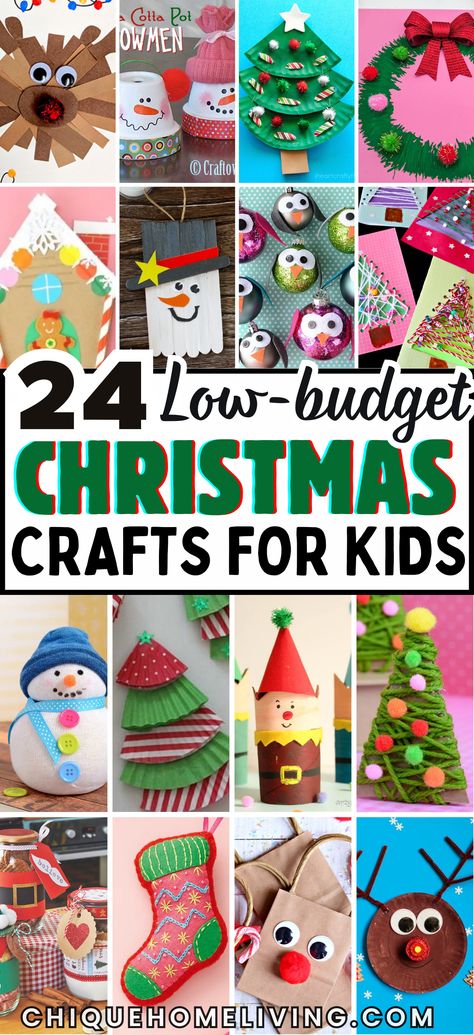 ertained this holiday season? These 24 Easy Christmas Crafts for Kids of All Ages are just what you need! From classic paper snowflakes and popsicle stick ornaments to cute pinecone Christmas trees and painted rock reindeer, these crafts are simple, mess-free, and perfect for creating holiday memories together. Easy Christmas Crafts For 2 Yo, Children's Christmas Crafts Easy, Easy Christmas Crafts For Elementary, Christmas Crafts And Activities For Kids, Popsicle Christmas Trees, Easy Craft Ornaments For Kids, Easy School Christmas Crafts, Pinecone Ornaments For Kids, Xmas Craft Ideas For Kids