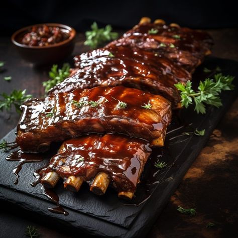 ds0887_Glazed_Ribs_b6530e08-77a7-4cb8-b020-f47a00b1451a Rib Glaze, Glazed Ribs, Homemade French Fries, Pizza Snacks, Pork Glaze, Ribs On Grill, Ribs Recipe, Superbowl Snacks, Rib Recipes