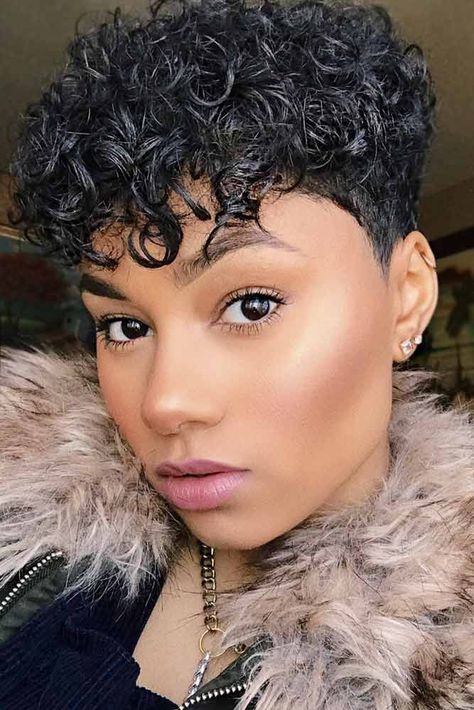 Jheri Curl, Curly Cut, Short Natural Curly Hair, 50 Hairstyles, Curly Pixie Hairstyles, Curly Pixie Haircuts, Tapered Natural Hair, Natural Hair Cuts, Natural Hair Short Cuts