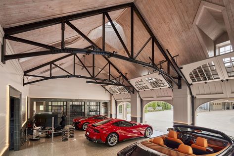 Overhead Garage Door, Architecture Classic, Car Barn, Ultimate Garage, Carriage Doors, Corvette C3, Corvette C5, Corvette C6, Veteran Car