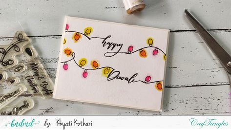 Handmade Diwali Greeting Cards, Diwali Card Making, Diy Watercolor Cards, Diwali Cards, Diwali Greeting Cards, Paper Craft Videos, Diwali Greetings, Diy Videos Tutorials, Creative Gifts For Boyfriend