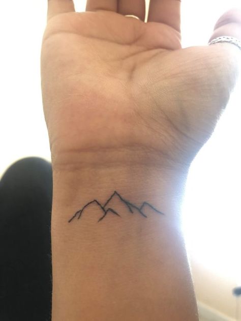 Mount Everest Tattoo, Everest Tattoo, Mountain Tattoos, Capture The Moment, Mountain Tattoo, The Rocky Mountains, The Himalayas, Tattoos For Men, Small Designs