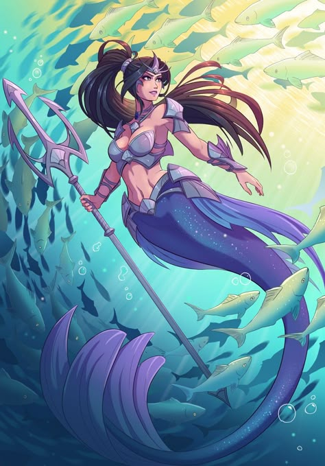 Siren's Lament Webtoon, Mermaid Pose, Anime Mermaid, Mermaid Artwork, Pathfinder Character, Mermaid Lagoon, Samurai Artwork, Pirate Art, Mermaid Fairy