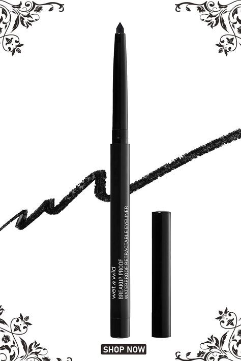 Get ready to take your eye game to the next level with wet n wild Breakup Proof Retractable Gel Waterproof Eyeliner. 💁‍♀️ This ultra-fine liner provides bold, long-lasting color that won't smudge or budge for up to 16 hours. ⏰ Get the perfect eye look every time with wet n wild Breakup Proof Retractable Gel Waterproof Eyeliner. Don't wait, try it now and see the difference for yourself. 💫 Eyeliner Smudge, Eyes Game, Blackest Black, Beauty Sponge, Perfect Eyes, Waterproof Eyeliner, Gel Eyeliner, Flawless Makeup, Wet N Wild