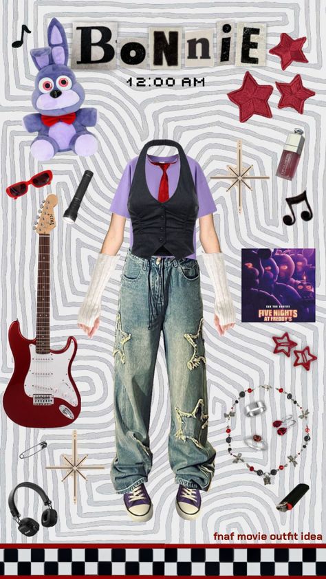 Bonnie Costume, Freddy Costume, Fnaf Costume, Halloween Costumes 2022, Fnaf Cosplay, Character Inspired Outfits, Fandom Outfits, Anime Inspired Outfits, Casual Cosplay