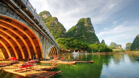 China Vacation, Yangshuo China, Rural China, Asia Cruise, 7 Natural Wonders, Guilin, Rafting, Natural Wonders, Places To See