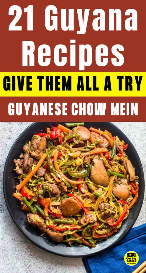 Are you looking for a Guyanese main meal that is low carb, low fat, tasty and filling in one serving? Then look no further with my foolproof Guyanese Chow Mein. Totally wheat free, using spiralized zucchini (vegetable noodles) in place of regular noodles. Guyanese Chow Mein, Guyanese Garlic Pork Recipe, Guyanese Dhal Recipe, Guyanese Recipes Guyana Food, Guyana Recipes, Guyana Food, Guyanese Women, Guyanese Food, Zucchini Vegetable