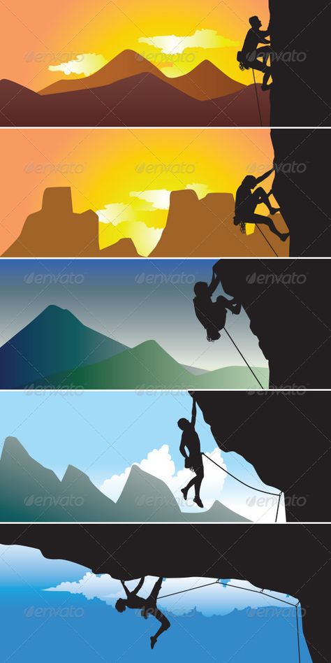 Rock Climbing Silhoutte Climbing Silhouette, Climbing Logo, Climbing Tattoo, Climbing Art, Rock Climbing Wall, Vector Graphics Design, Rock Climbers, Climbing Wall, Mountain Climbing