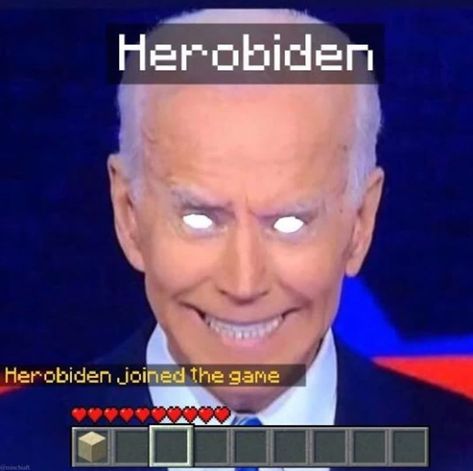 Minecraft Funny Memes - Herobiden joined the game Like this post or Herobiden join your server #minecraft #funny #memes Minecraft Funny, The Game, Video Game, Minecraft, Funny Memes, Memes, Funny, White