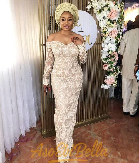 Sample Lace Gown Styles Nigeria, Aso Ebi Dresses, Bride Reception Dresses, Nigerian Lace Styles Dress, Nigerian Lace Styles, Africa Dress, Latest Aso Ebi Styles, Lace Dress Styles, Lace Gown Styles