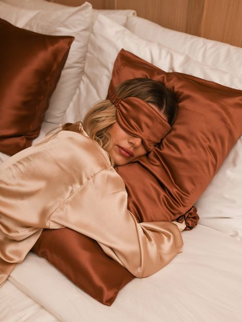 Our sleep mask is made of 6A long-fibre Mulberry silk in 22 momme Loungewear Photography, Silk Pillowcase Aesthetic, Pillow Case Aesthetic, Scarf Face Mask, Clay Set, Silk Sleep Mask, Silk Sheets, First Youtube Video Ideas, Best Sleep