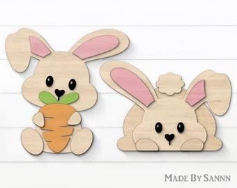 Svg Files For Glowforge, Easter Mantel, Easter Wood Crafts, Valentines Games, Basic Knowledge, Bunny Svg, Mantel Decor, Decor Spring, Spring Easter Decor