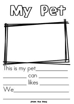 Pet Worksheets Preschool Pet Worksheet, Preschool Pets Unit, Classroom Pets, Pets Preschool Theme, Creative Curriculum, Pet Vet, Preschool Themes, Preschool Theme, Preschool Lessons