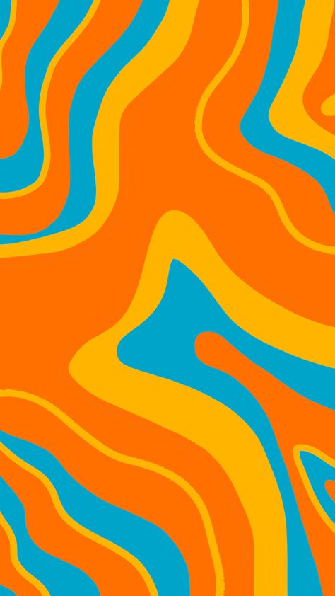 Warm groovy wave pattern inspired by sunny beaches and psychedlic vibes. #pattern #design #visualart #graphicdesign #orangraesthetic #aesthetic Summer Patterns Aesthetic, Designs Aesthetic, Swirly Background, Wave Design Pattern, Groove Aesthetic, Wavy Design, Waves Pattern, Random Patterns, Wavey Wallpapers Aesthetic