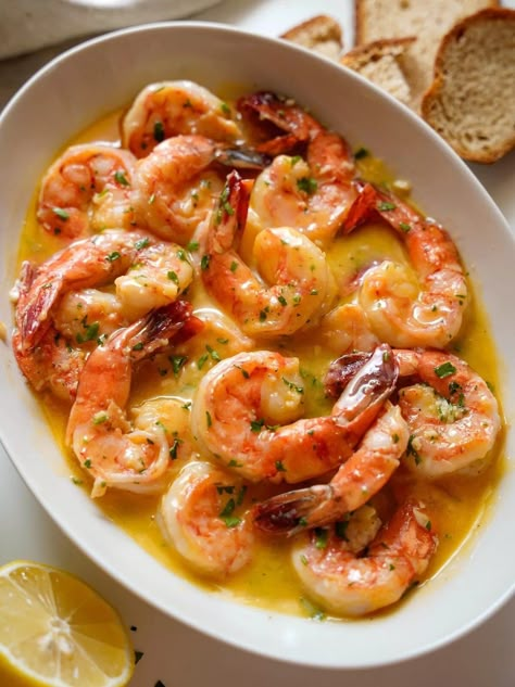 Garlic Butter Shrimp Recipe Easy Garlic Butter Shrimp, Butter Garlic Shrimp, Seared Shrimp, Easy Garlic Butter, Cooked Shrimp Recipes, Shrimp Dinner, Shrimp Recipes For Dinner, Garlic Butter Shrimp, Simple Family Meals