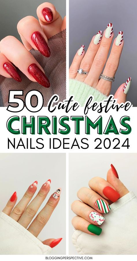 Explore festive Christmas nails with unique Christmas nails 2024 trends! You'll find cute Christmas nail designs, red, green, and pink Christmas nail ideas. From cute festive Christmas nails to short Christmas nails, find your perfect style. Get inspired by these Christmas nail art ideas on the website now! Christmas Gift Nails, Christmas Nails Ideas, Festive Christmas Nails, Christmas Nail Ideas, Christmas Nail Art Easy, Festive Manicure, Holiday Nails Christmas, December Nails, Christmas Manicure