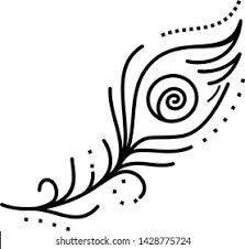 Morpankh Drawing Easy, How To Draw A Peacock Feather, Peacock Feather Doodle, Peacock Feather Outline, Feather Drawing Simple, Peacock Outline Drawing, Peacock Outline, Peacock Feather Drawing, Cake Frosting Designs